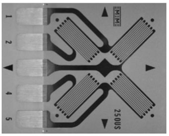 扭矩傳感器上的應(yīng)變計(jì)